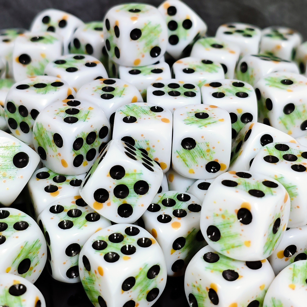 Board Game Dnd - 10Pcs/set 16mm 6-Sided White Dice with