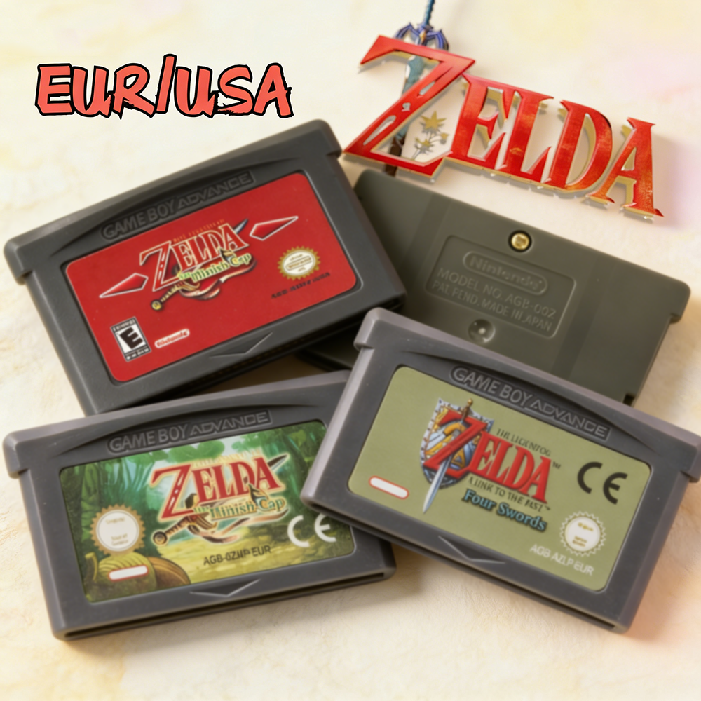Board Game Zelda - Zelda GBA Game Cartridge 32 Bit