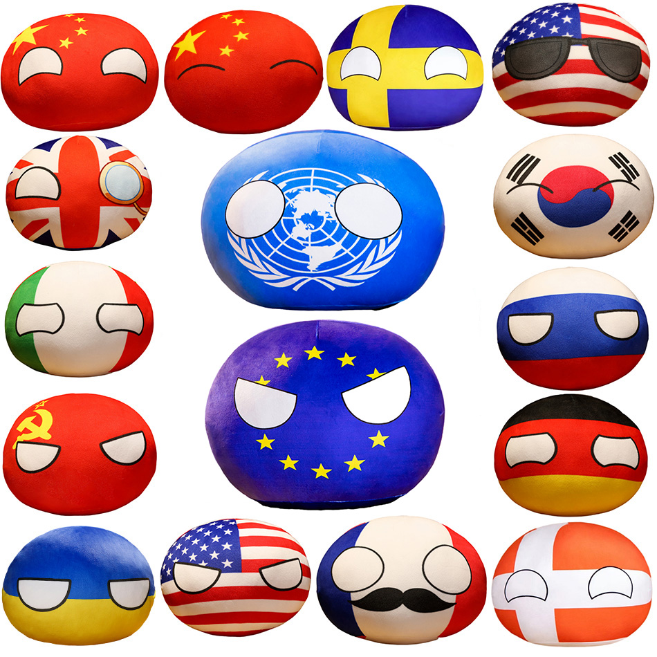 Board Game Yokohama - Funny Polandball 10cm Countryballs Toy Plush
