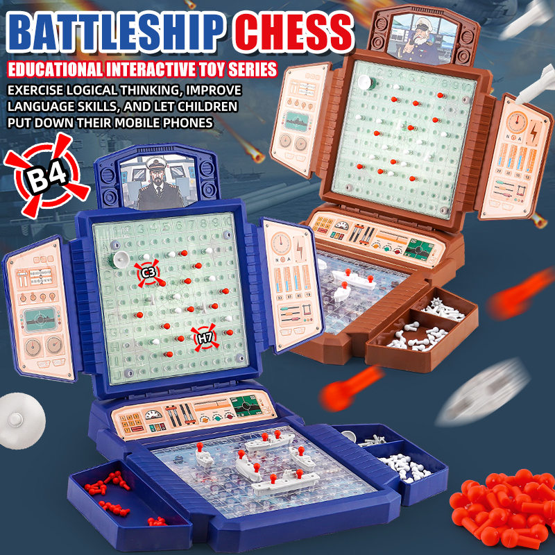 Board Game Enthusiast - Puzzle Children'S Naval Battle Battleship Chess