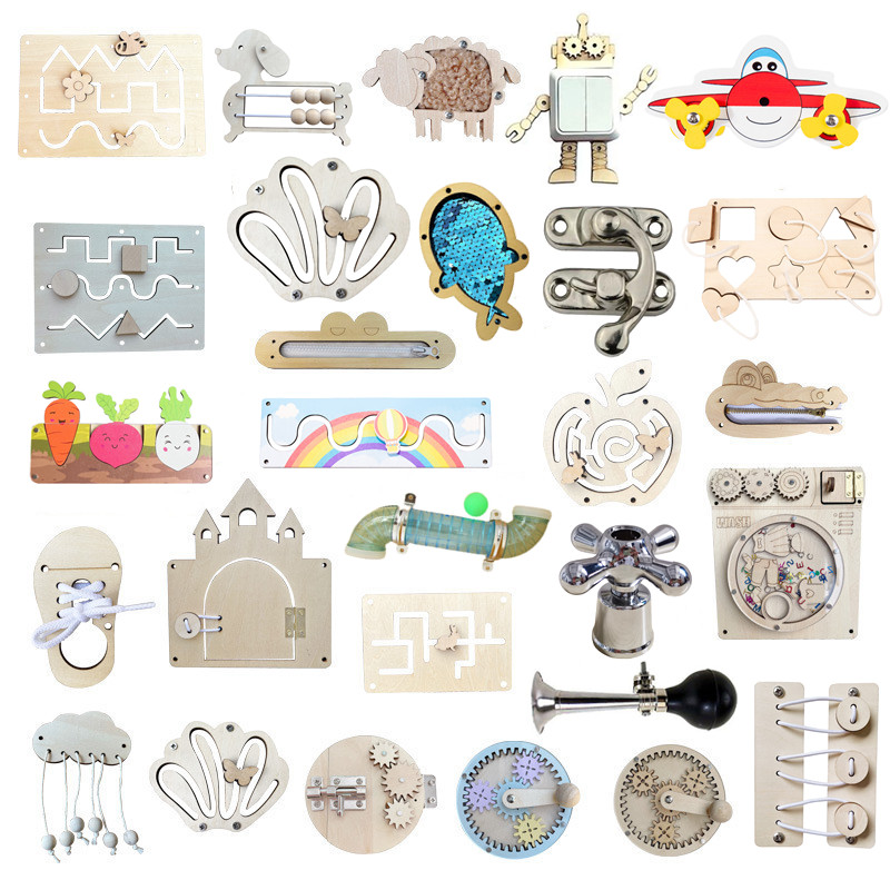 Board Game Enthusiast - Kids Busy Board DIY Accessories Baby