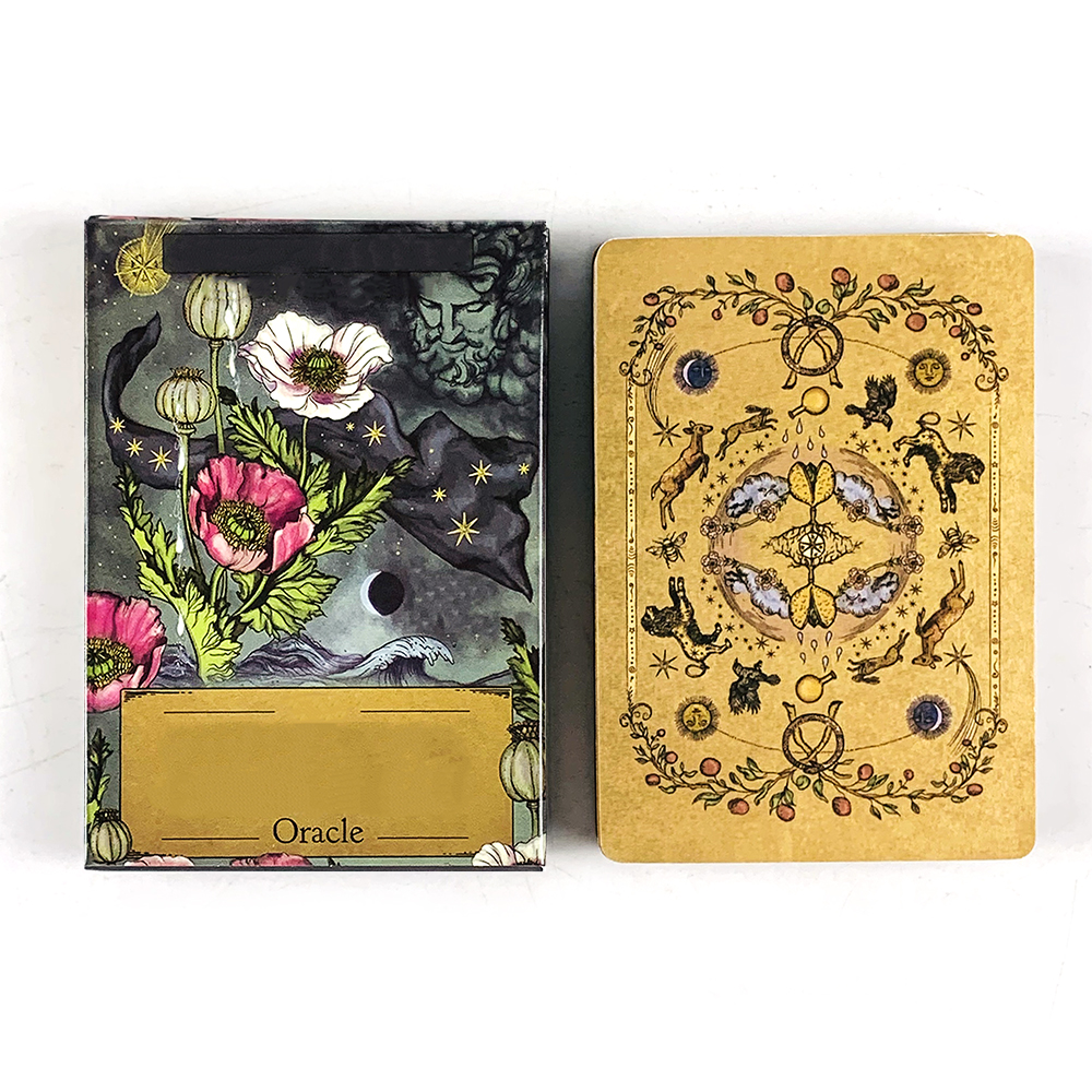 Board Game Illustration - Oracle Deck A 55 Cards Family
