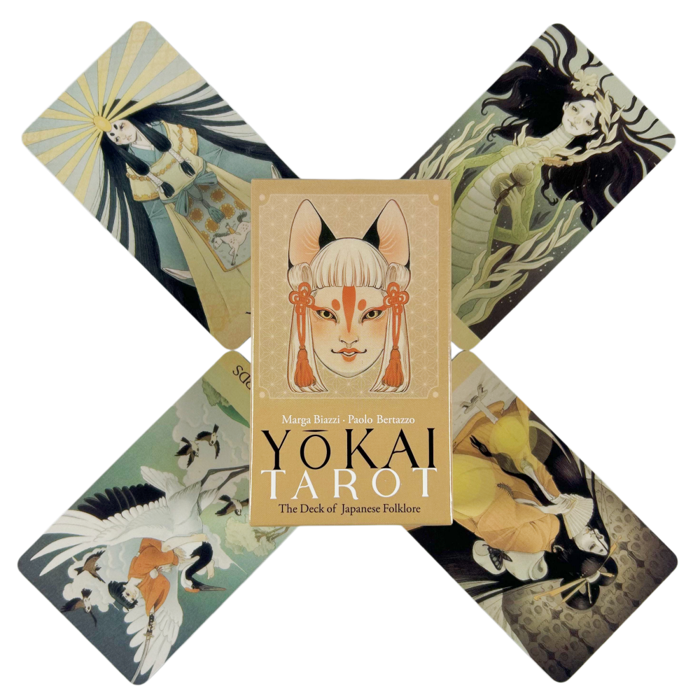 Board Game Illustration - Yokai Tarot Deck 78 Pcs Cards