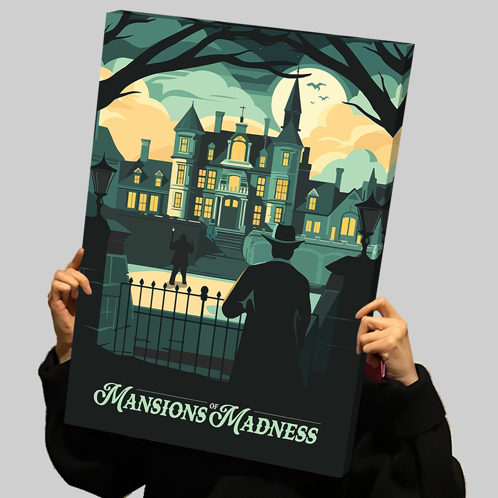 Board Game Illustration - Mansions of Madness Board Game Inspired