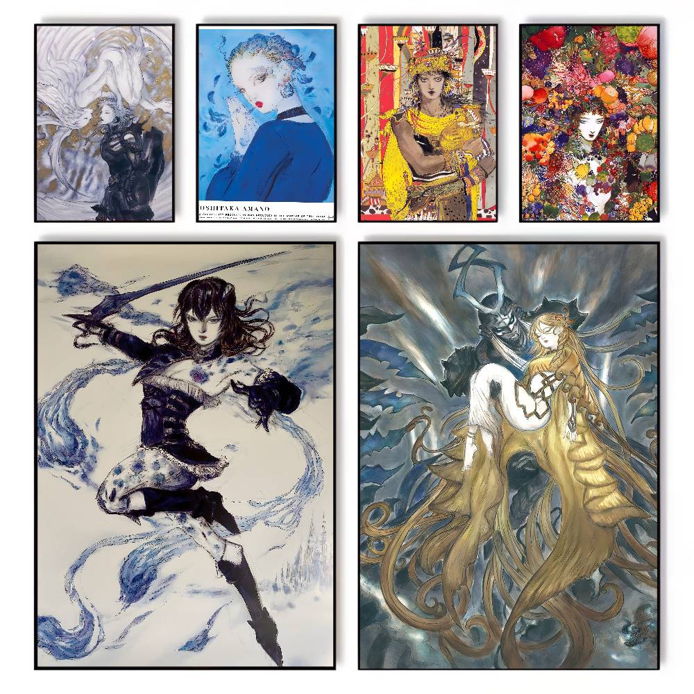 Board Game Yokohama - Yoshitaka Amano Final Fantasy Game Luxury