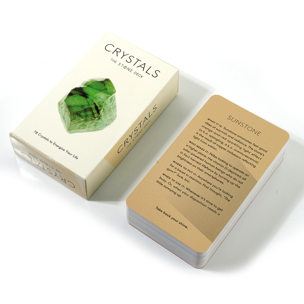 Crystals Tarot Cards Oracle Ca - Board Game Of Life ulasan dan harga