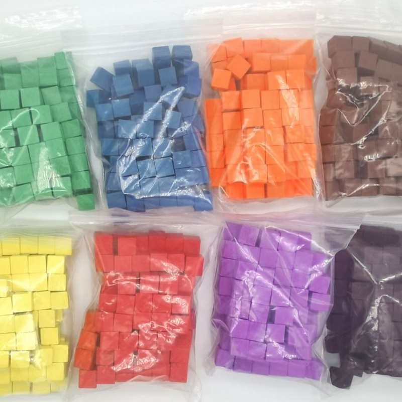 100Pcs/lots 10mm Wood Cubes Co - Board Game Vector ulasan dan harga