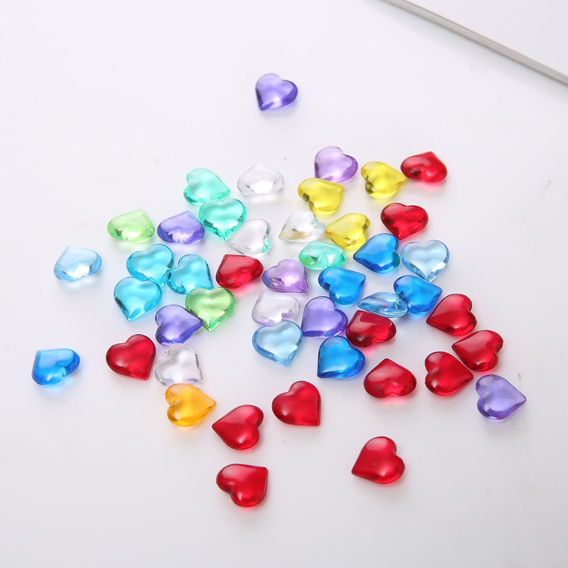 100PCS 10*4mm Heart Shape Acry - Board Game Vector ulasan dan harga