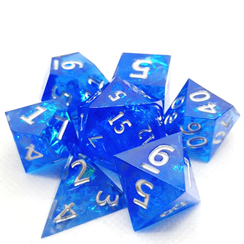 7PCS resin sharp polyhedral di - Board Game Dnd ulasan dan harga