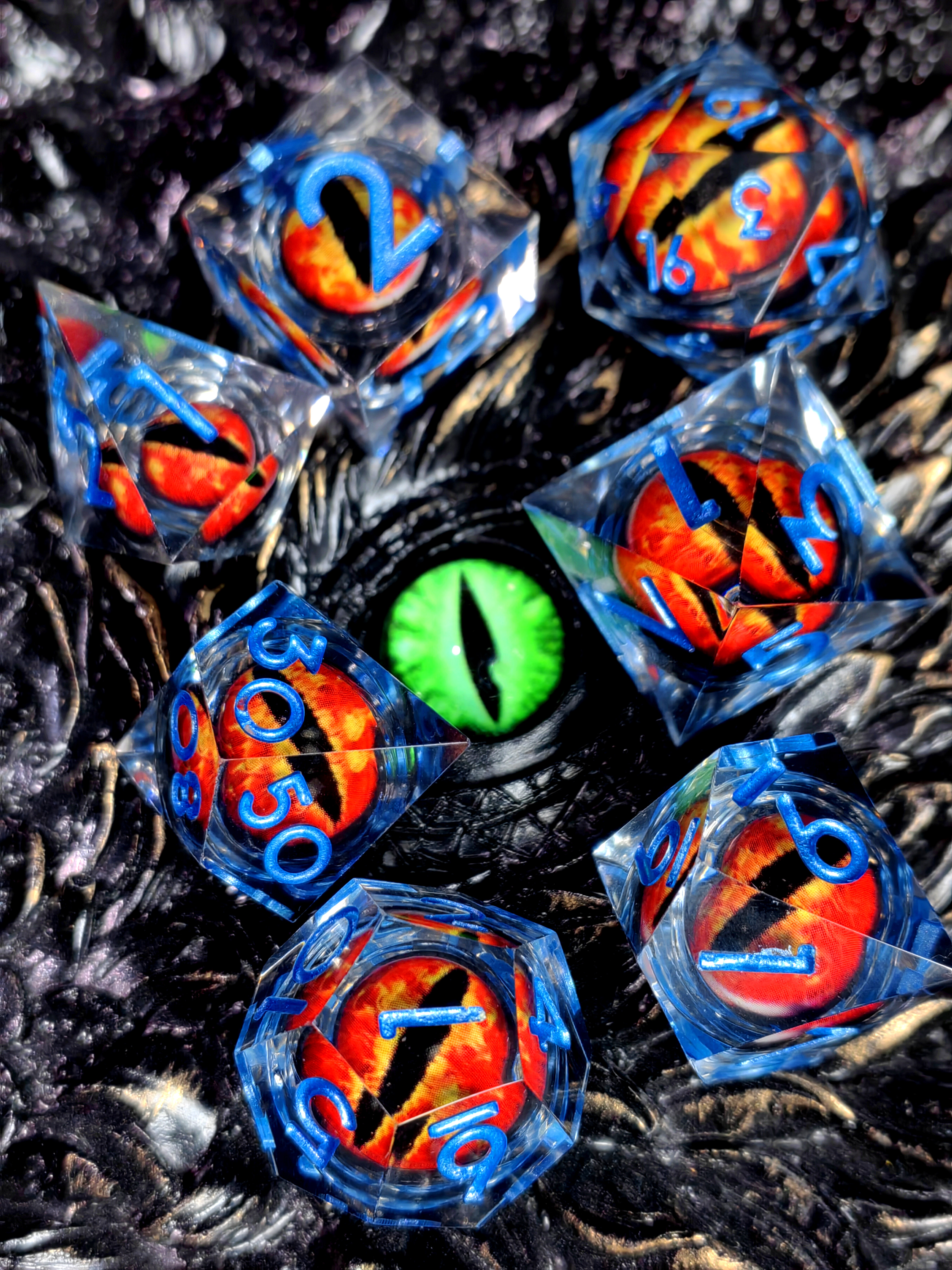 DnD Dice Set - 7-Piece Resin D - Board Game Dnd ulasan dan harga