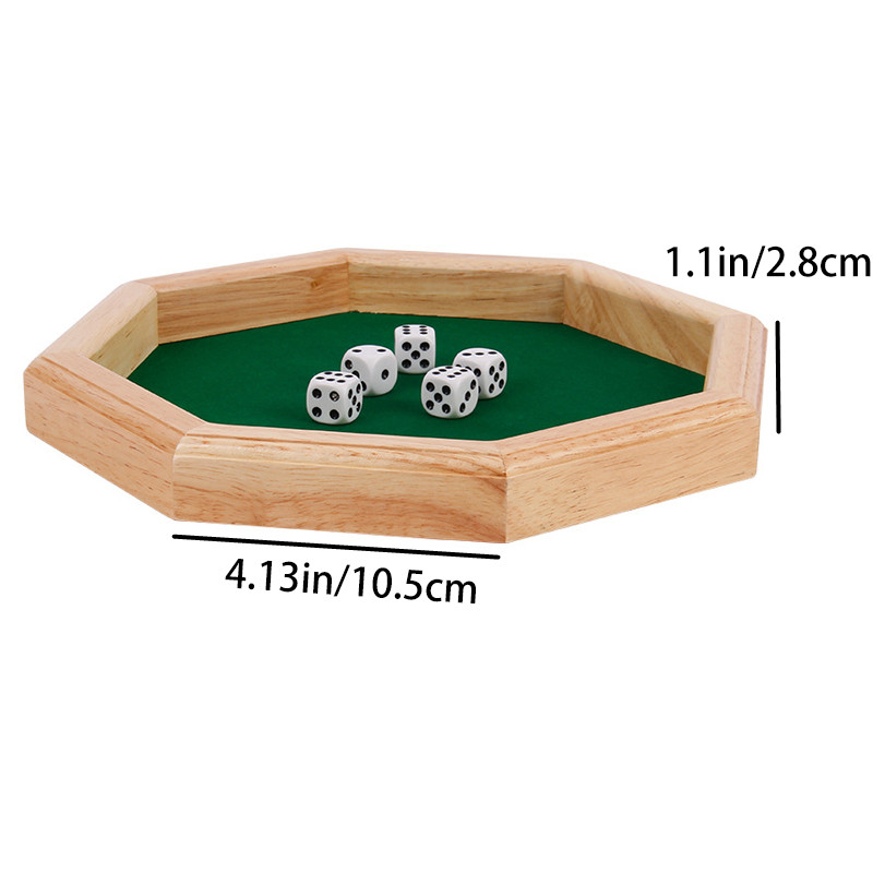 Wooden Octagonal Board Game wi - Board Game Dnd ulasan dan harga