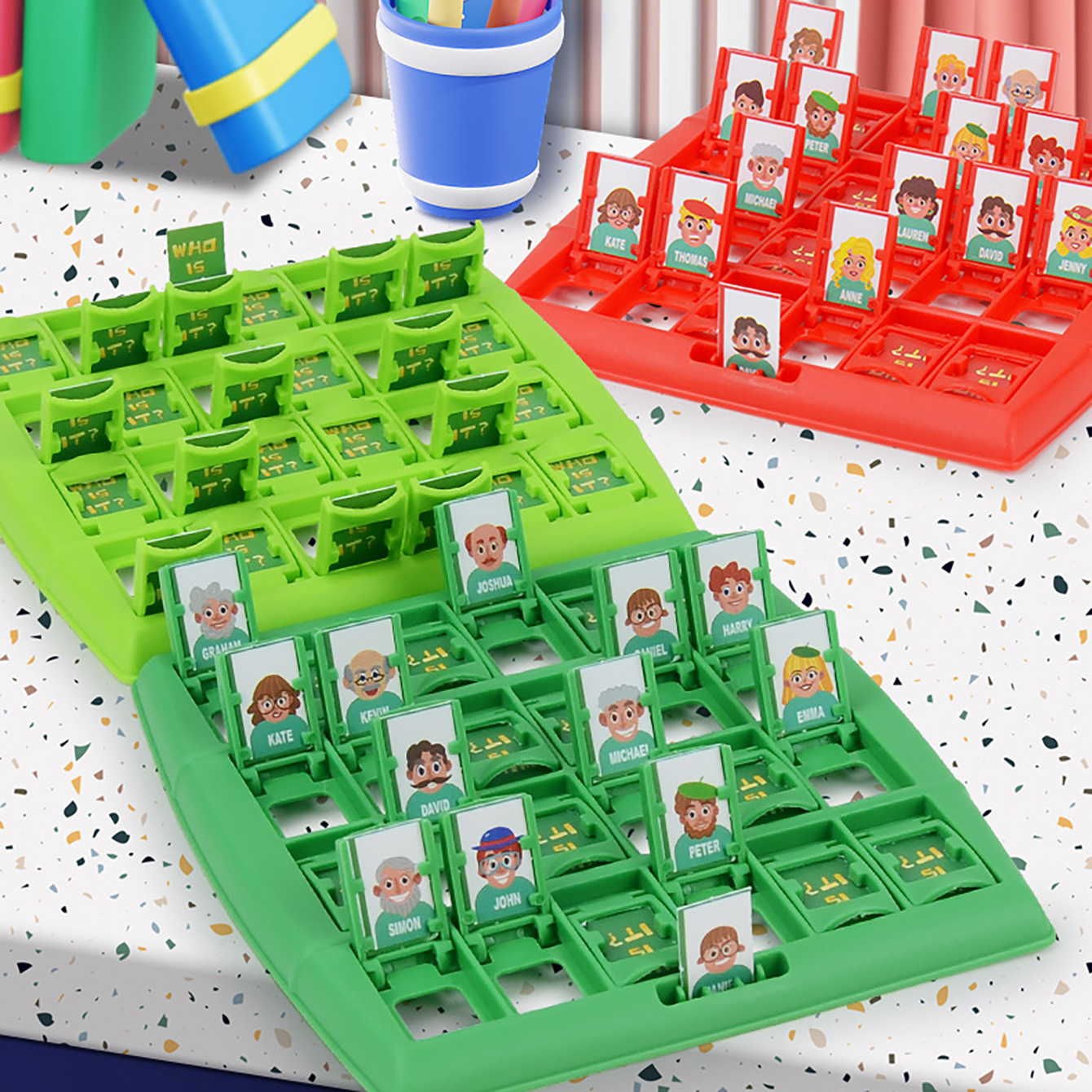Family Guessing Board Game Who - Board Game History ulasan dan harga