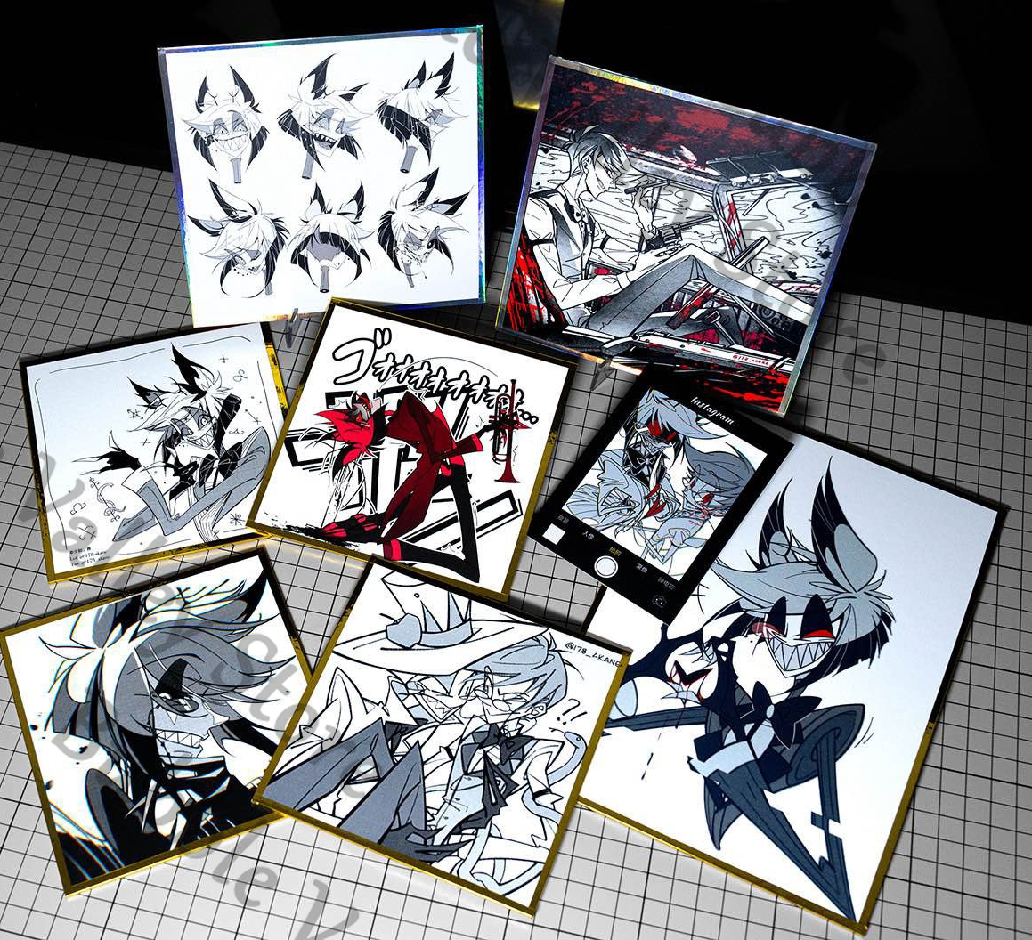 Anime Hazbin Hotel Alastor Luc - Board Game Illustration ulasan dan harga