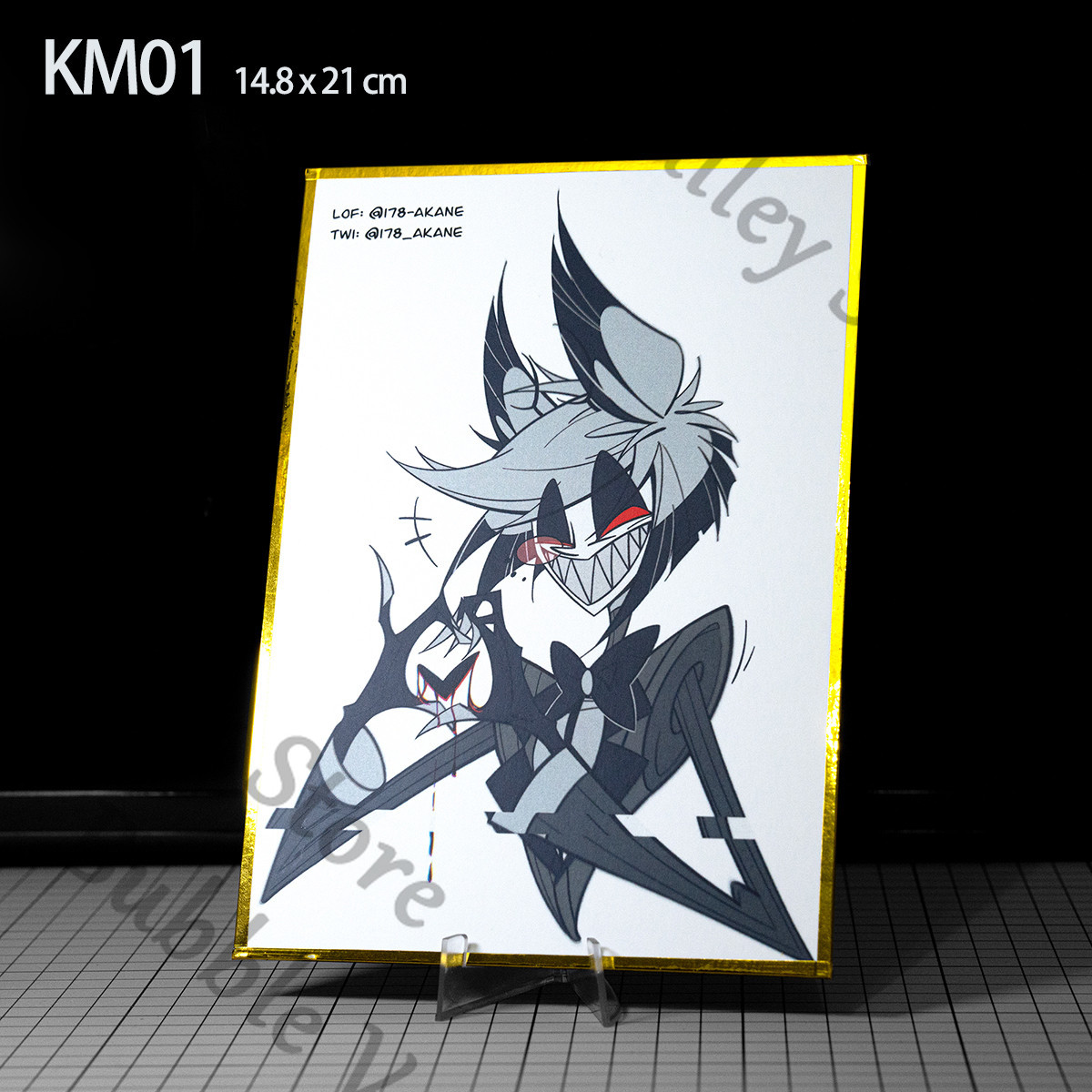 Anime Hazbin Hotel Alastor Luc - Board Game Illustration ulasan dan harga