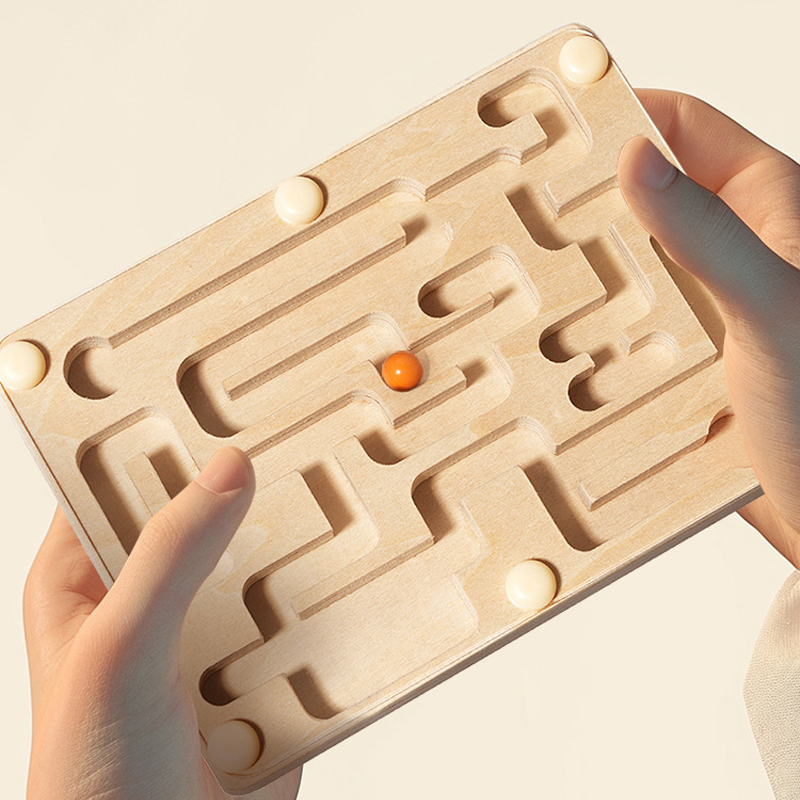 Small Wooden Balance Bead Maze - Board Game Enthusiast ulasan dan harga