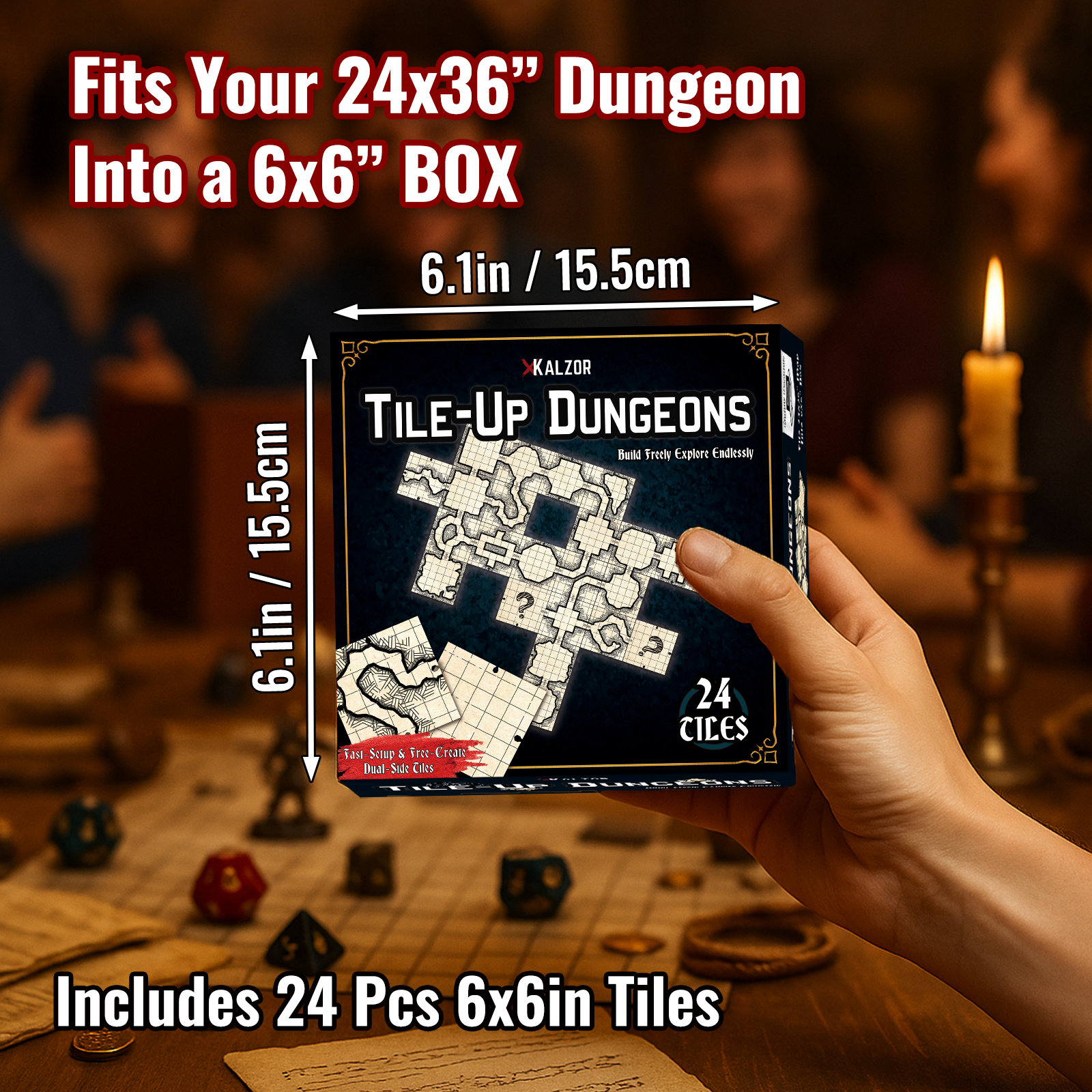 Tile Up Dungeons | Unique Desi - Board Game Illustration ulasan dan harga