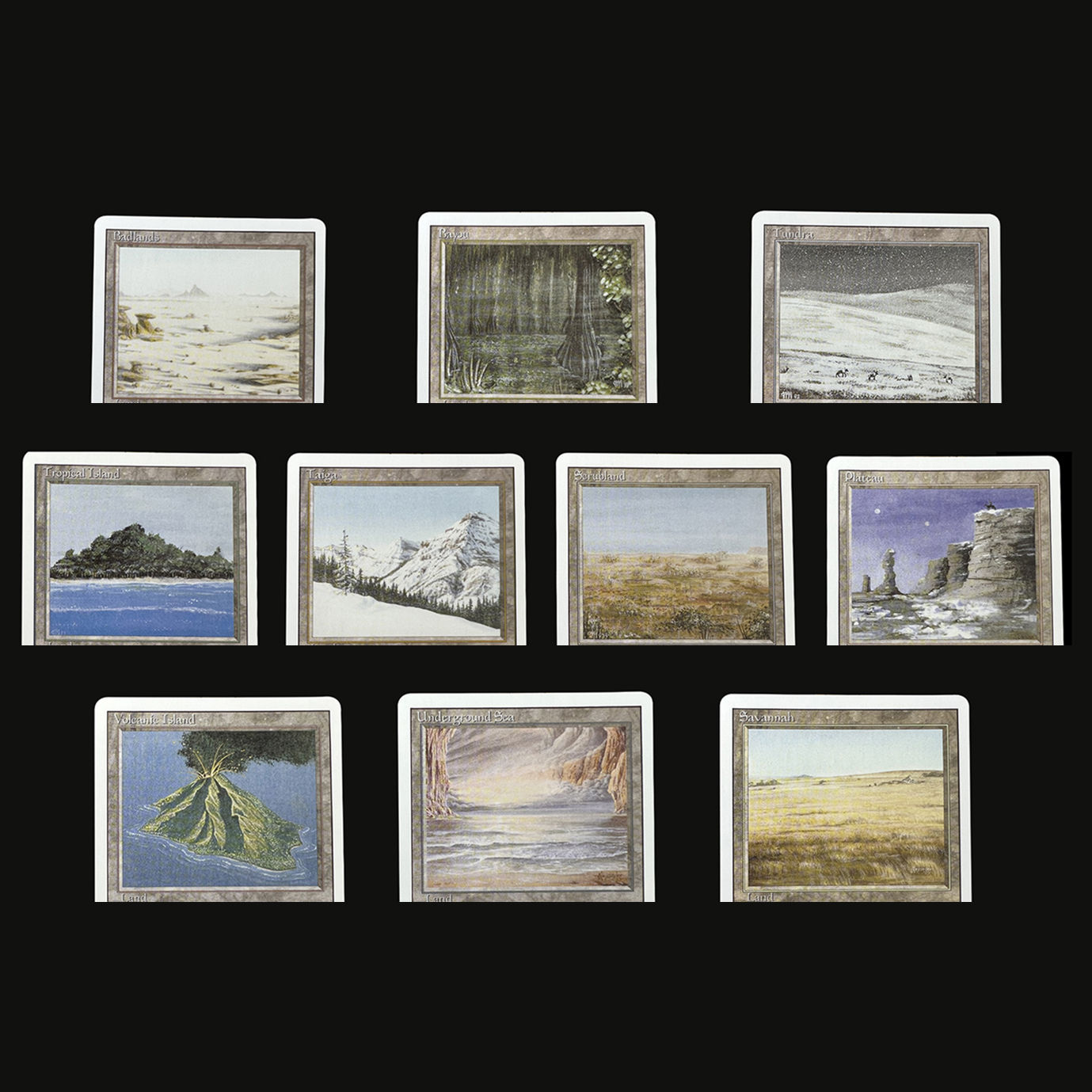 Dual Lands Revised Badlands Ba - Board Game History ulasan dan harga