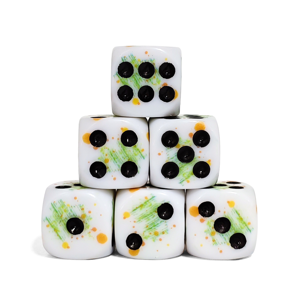 10Pcs/set 16mm 6-Sided White D - Board Game Dnd ulasan dan harga