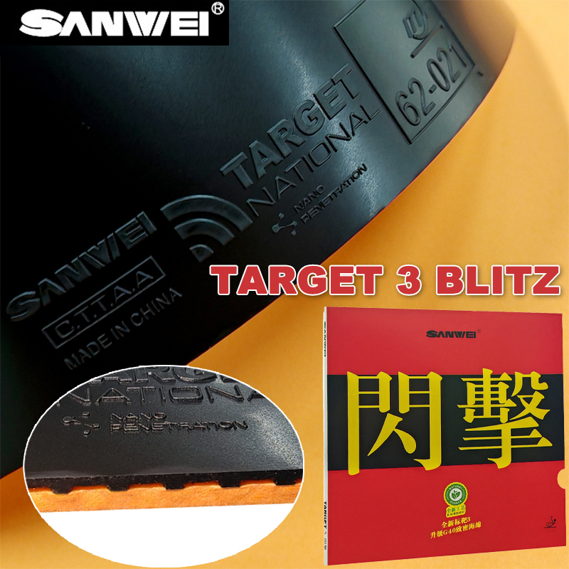 SANWEI TARGET 3 BLITZ PingPong - Board Game Table ulasan dan harga