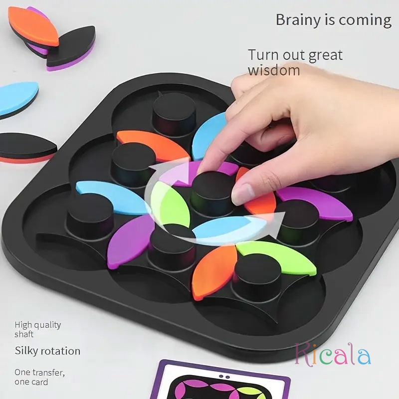 Colorful Leaves Rotating Puzzl - Board Game Yahtzee ulasan dan harga