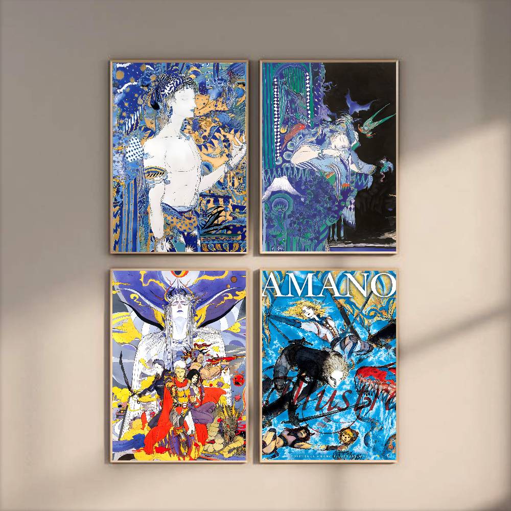 Y-Yoshitaka Amano Art Poster H - Board Game Yokohama ulasan dan harga