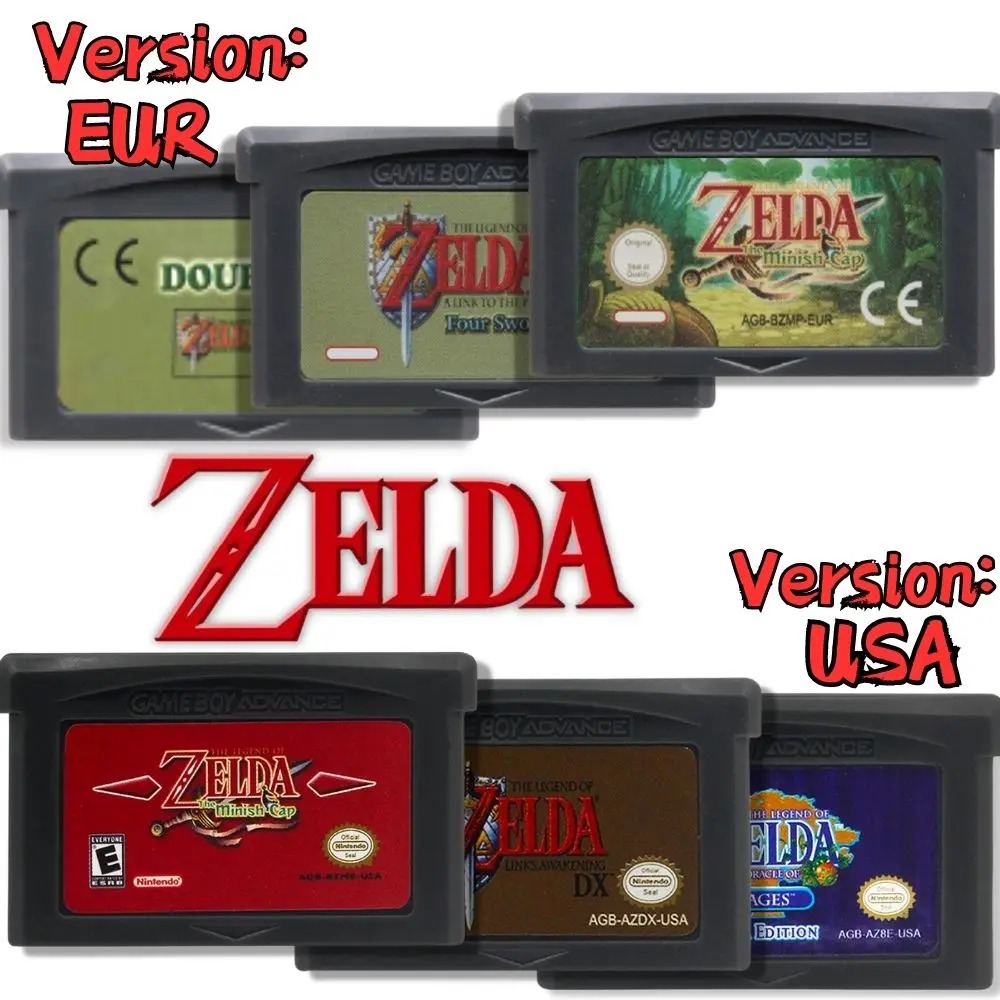 GBA Game Cartridge 32 Bit Vide - Board Game Zelda ulasan dan harga