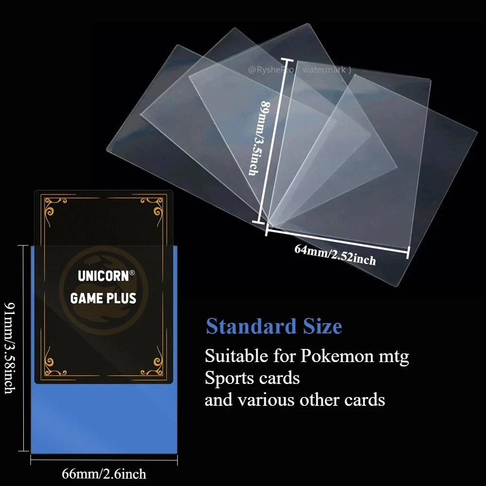 200PCS Card Sleeves Trading Ca - Board Game Enthusiast ulasan dan harga