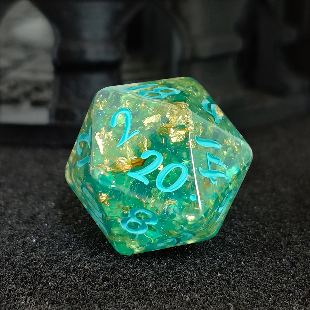 7Pcs/set Glitter Dice Set DnD  - Board Game Dnd ulasan dan harga