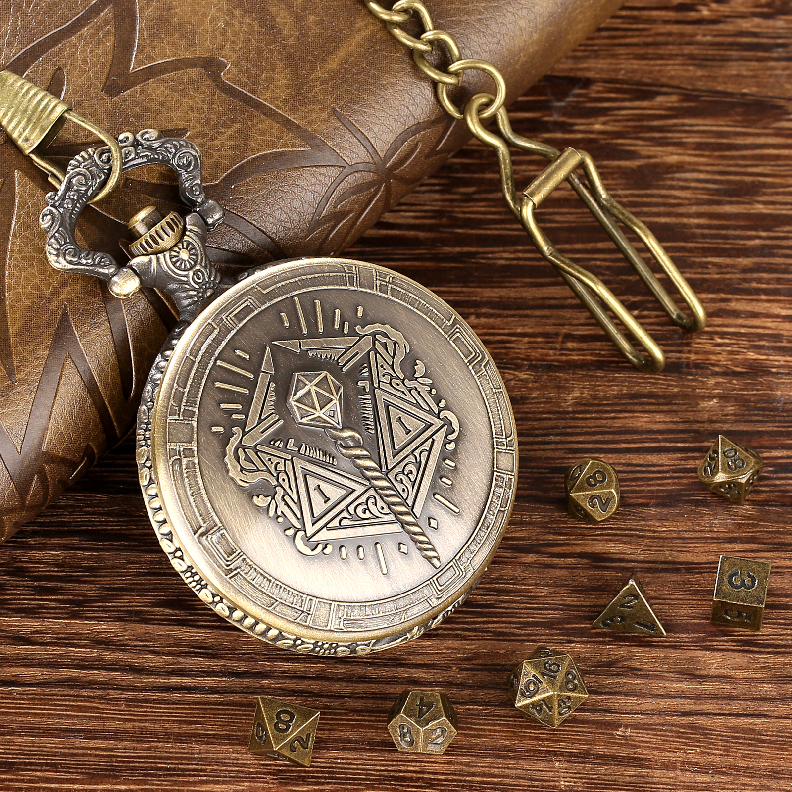 YISUYA Wizard Pocket Watch Cas - Board Game Dnd ulasan dan harga