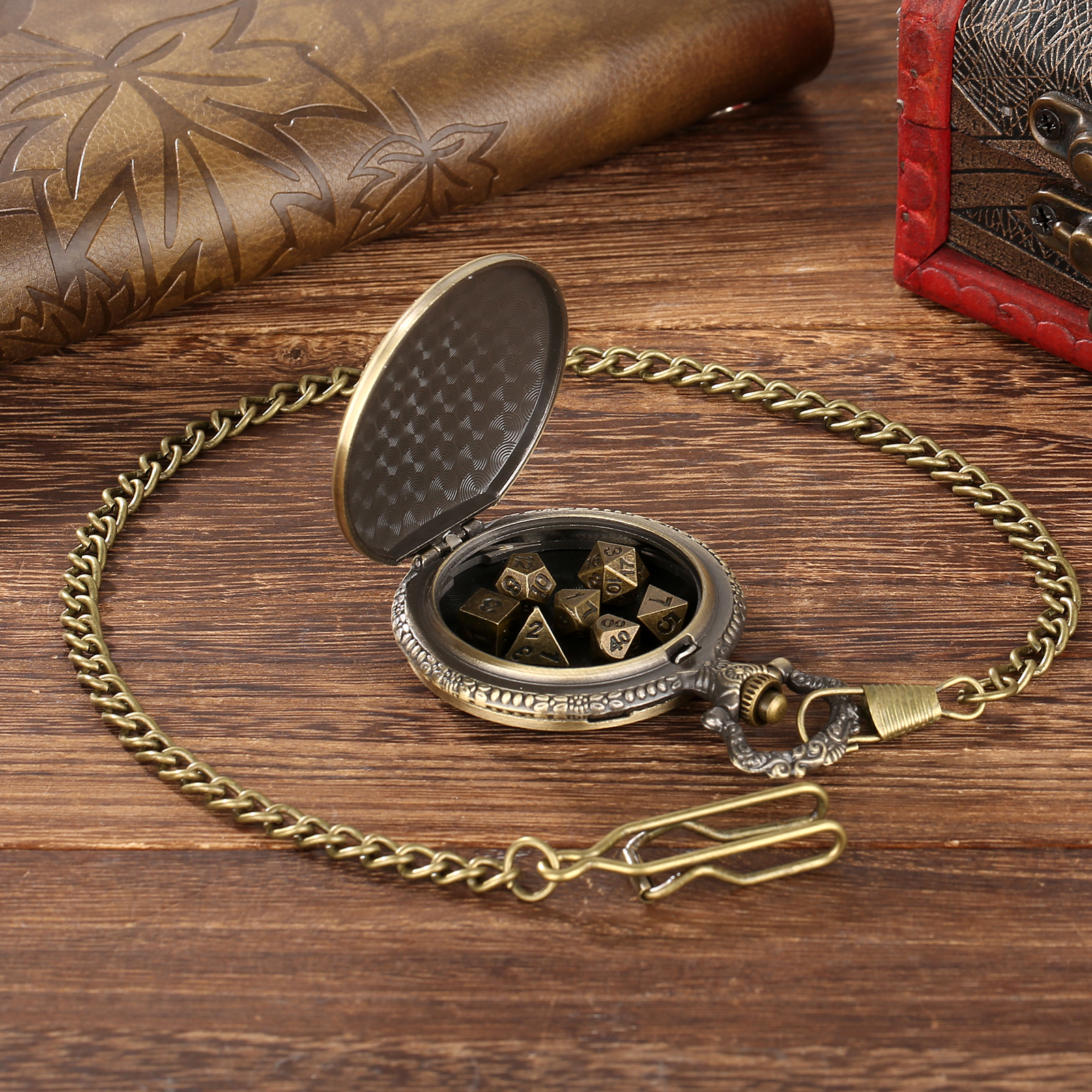 YISUYA Wizard Pocket Watch Cas - Board Game Dnd ulasan dan harga