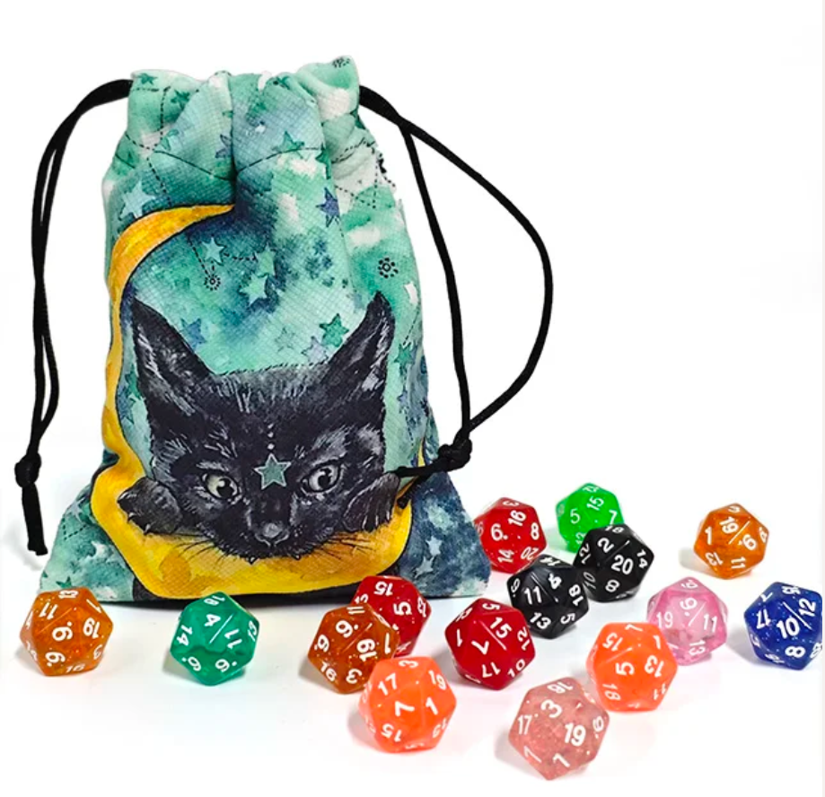 60Pcs Multi-Sided Dices Mixed  - Board Game Dnd ulasan dan harga