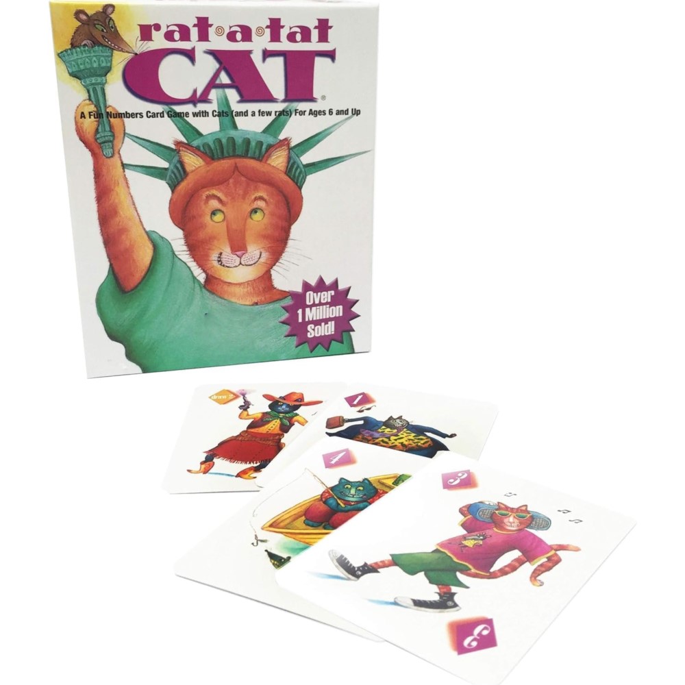 Rat A Tat Cat Fun Numbers Card - Board Game For 2 Players ulasan dan harga