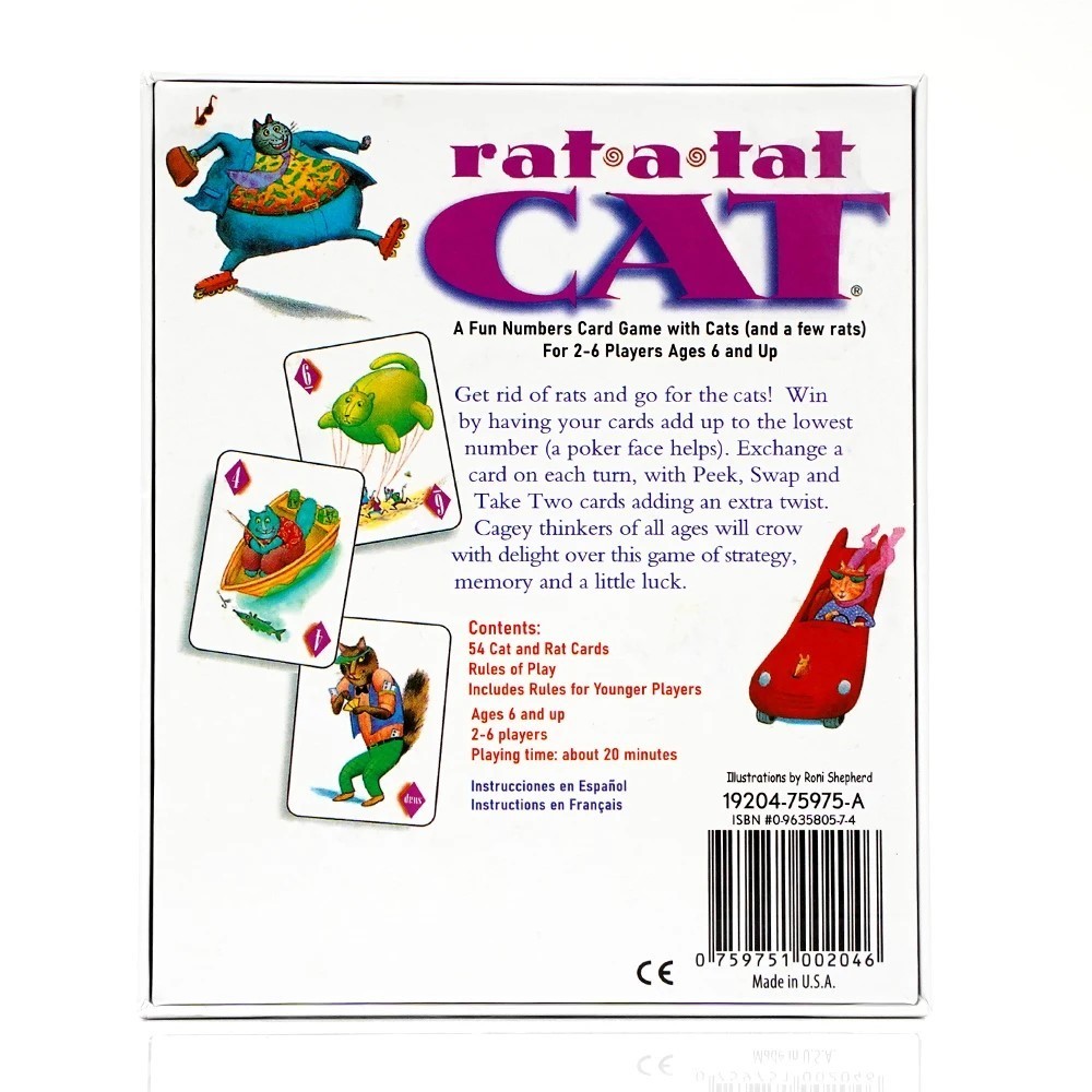 Rat A Tat Cat Fun Numbers Card - Board Game For 2 Players ulasan dan harga