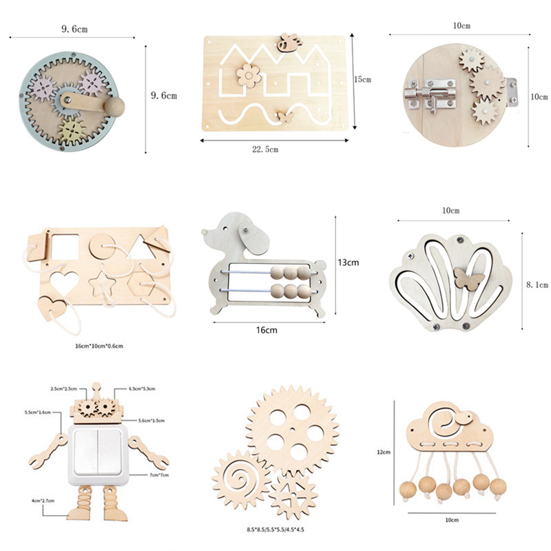 Kids Busy Board DIY Accessorie - Board Game Enthusiast ulasan dan harga