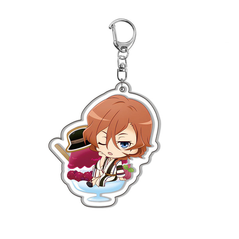 Anime Keychain Acrylic Bungou  - Board Game Yokohama ulasan dan harga