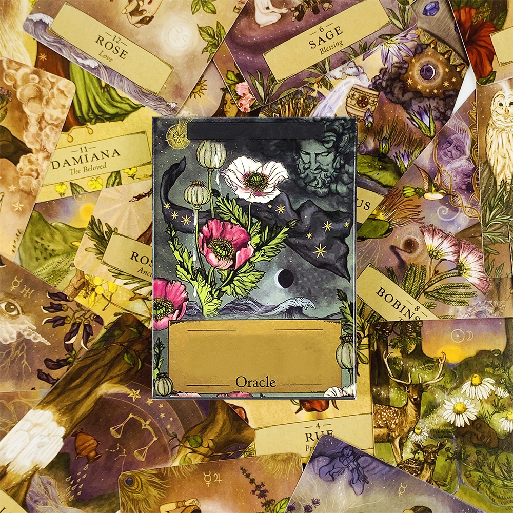 Oracle Deck A 55 Cards Family  - Board Game Illustration ulasan dan harga