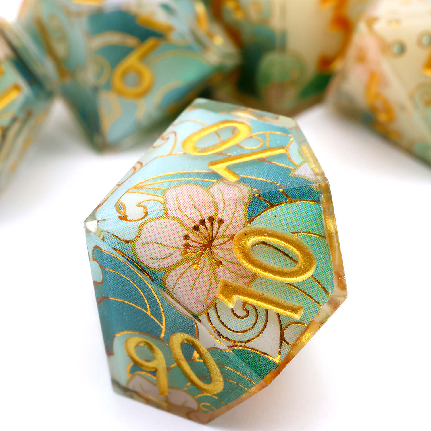Enchanting DND Dice Set with O - Board Game Illustration ulasan dan harga