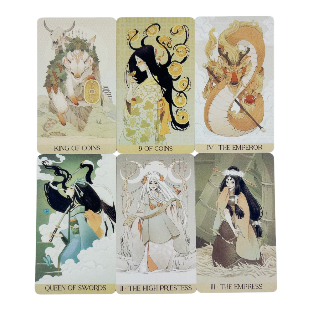 Yokai Tarot Deck 78 Pcs Cards  - Board Game Illustration ulasan dan harga