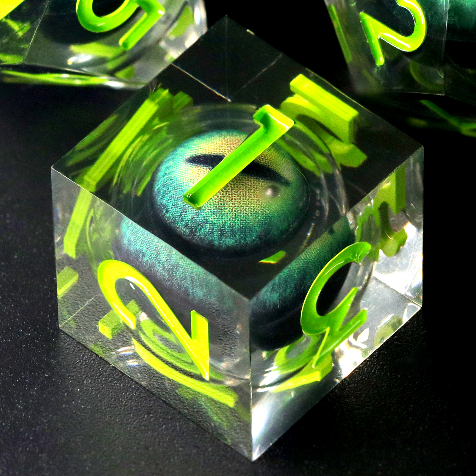 Resin DND Dice Set ZHOORQI Pol - Board Game Yahtzee ulasan dan harga