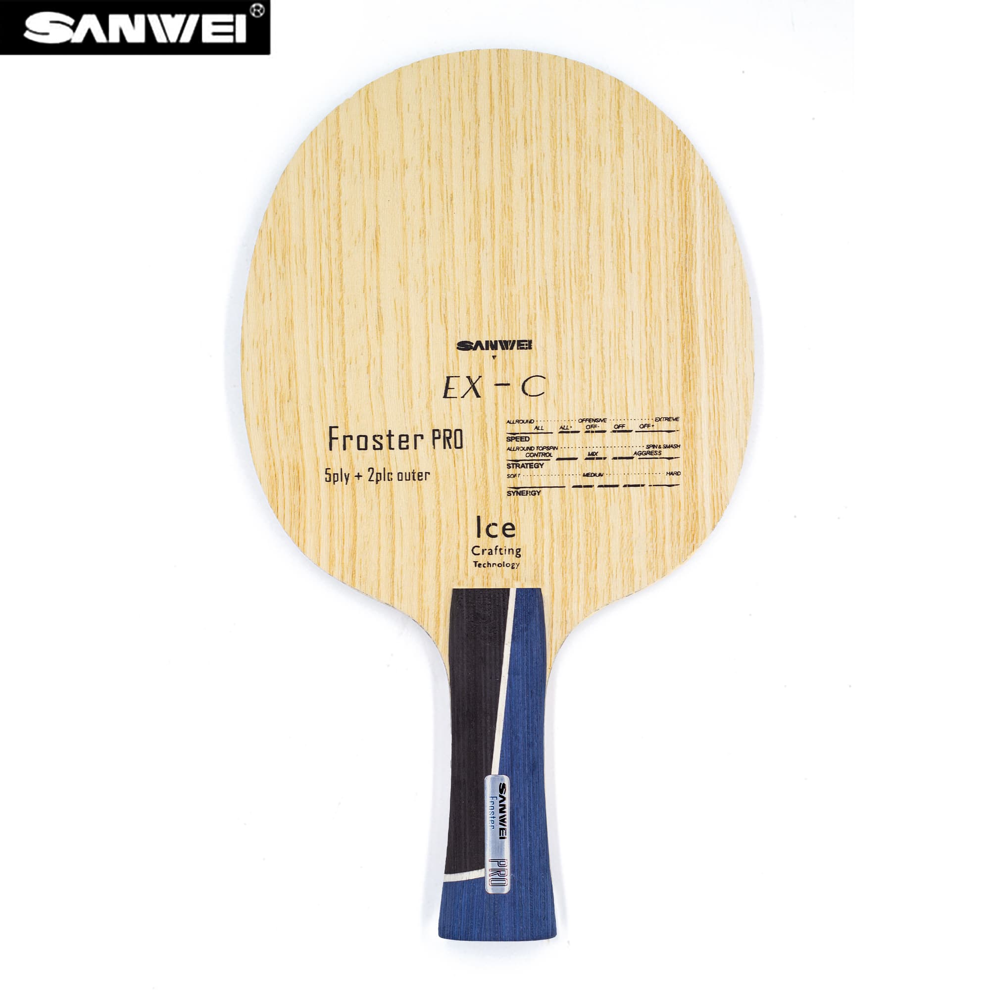 SANWEI ALC Table Tennis Blade  - Board Game Table ulasan dan harga