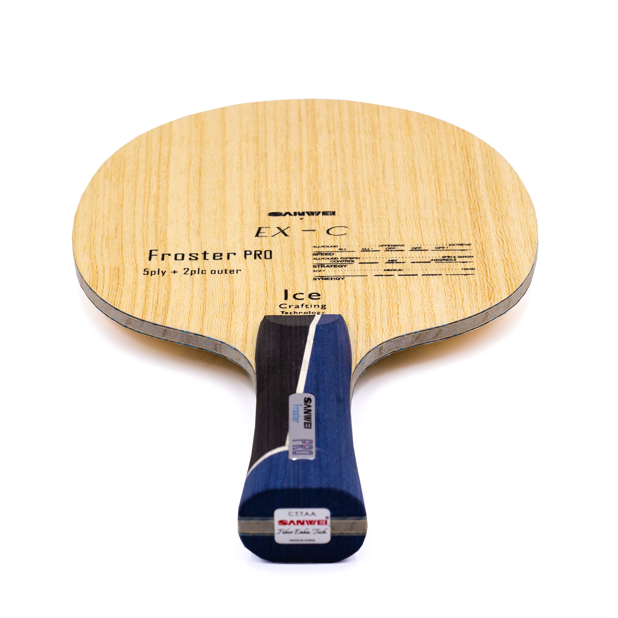 SANWEI ALC Table Tennis Blade  - Board Game Table ulasan dan harga