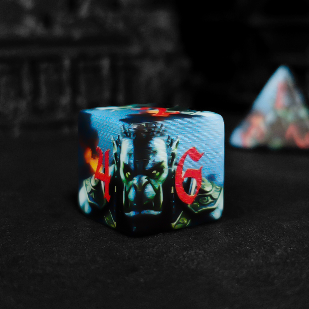 Orc Warrior Polyhedral 7-Piece - Board Game Dnd ulasan dan harga