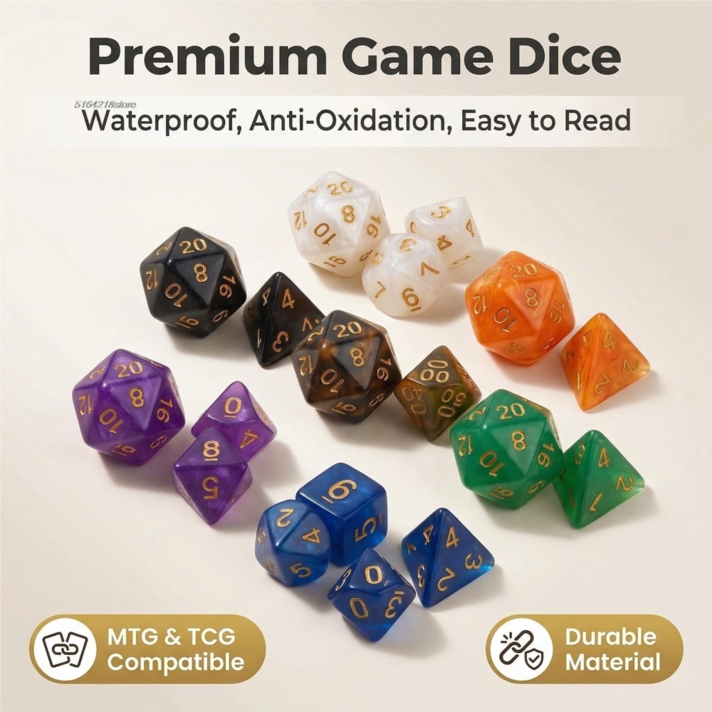 7pcs Set Dice Board Games Roll - Board Game Vector ulasan dan harga