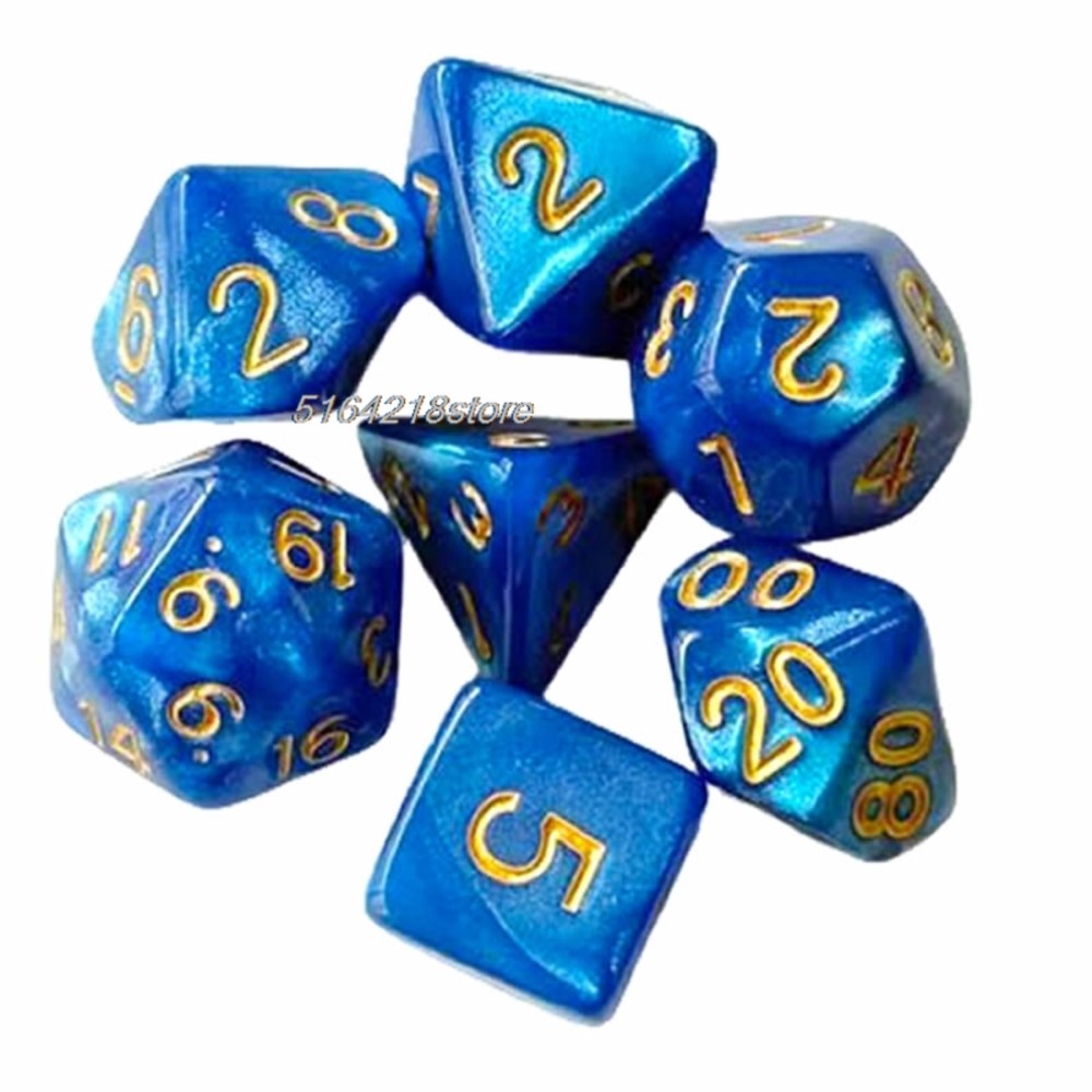 7pcs Set Dice Board Games Roll - Board Game Vector ulasan dan harga