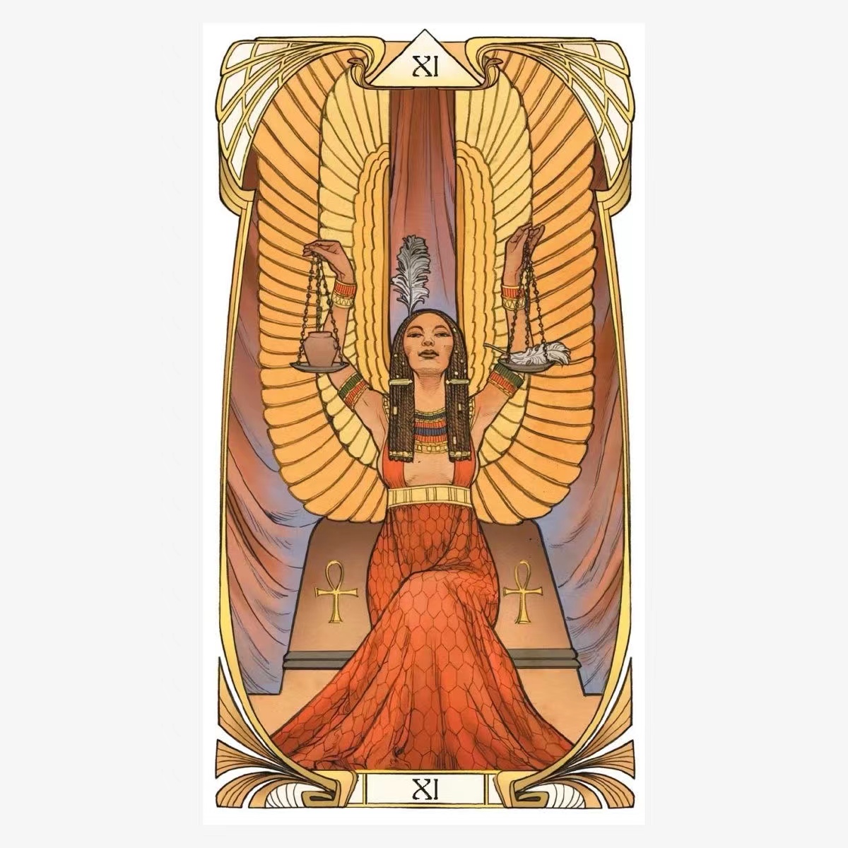 Egyptian Art Nouveau Tarot car - Board Game Of Life ulasan dan harga