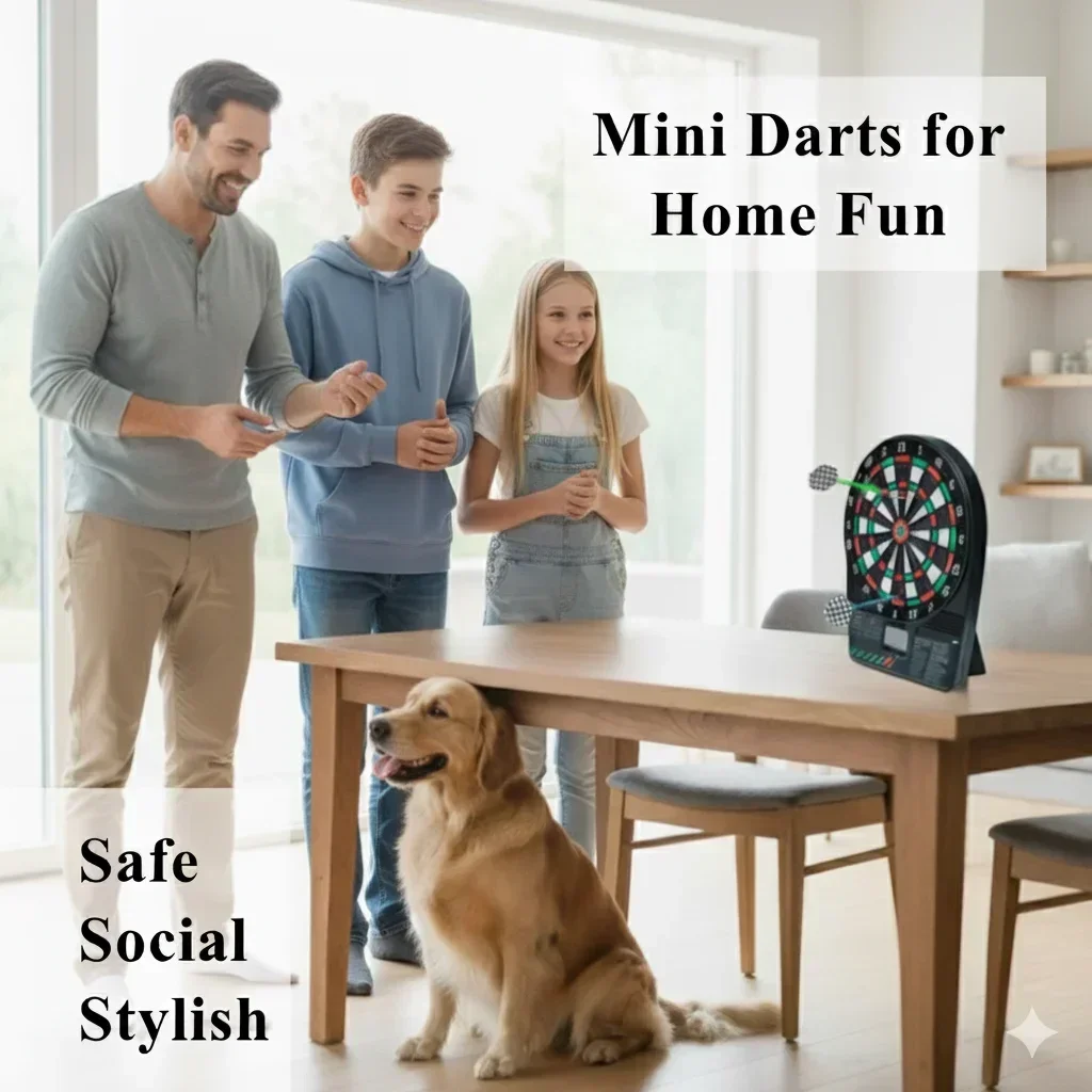 Portable Electronic Dartboard  - Board Game Illustration ulasan dan harga